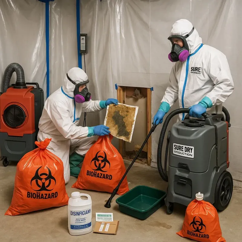 Contaminated Water Handling Protocols process in Burgaw, NC