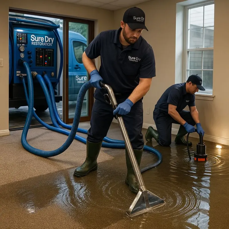 Water Extraction and Removal process in Burgaw, NC